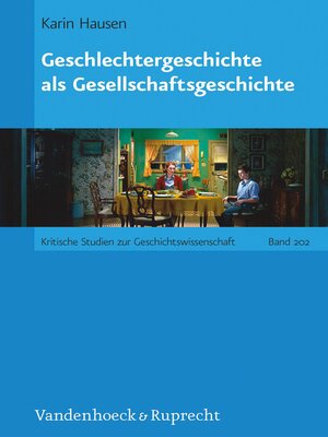 cover image of Geschlechtergeschichte als Gesellschaftsgeschichte